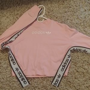 Adidas long sleeve crop top